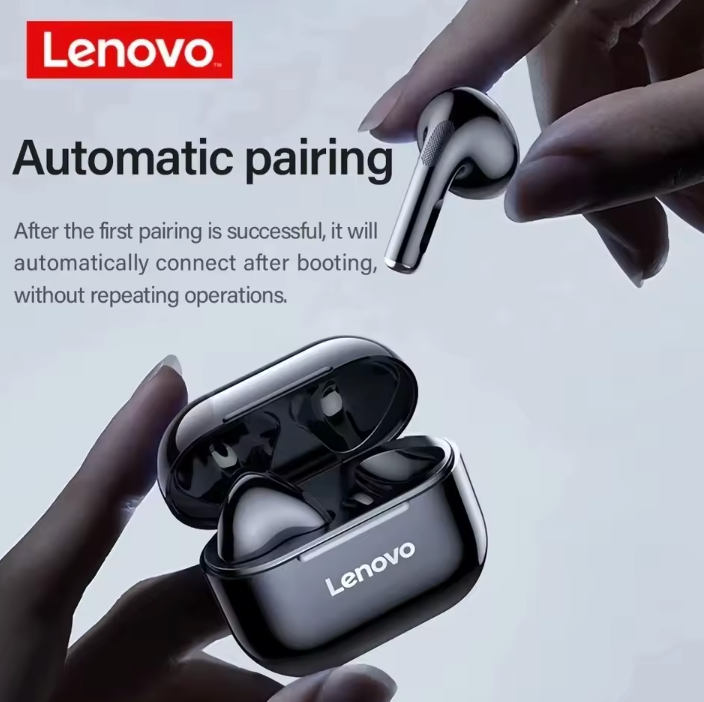 LP40 Bluetooth V5.0 Earbuds – Lightweight, Sweat-Resistant Headphones Compatible with Smartphones, Laptops, and Computers