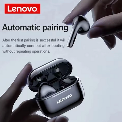 LP40 Bluetooth V5.0 Earbuds – Lightweight, Sweat-Resistant Headphones Compatible with Smartphones, Laptops, and Computers