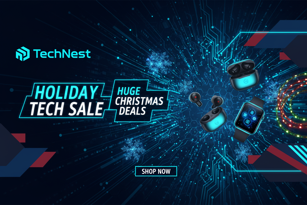 TechNest Christmas Sale Banner - Big Savings